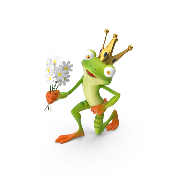 Cartoon Frog Prince PNG & PSD Images