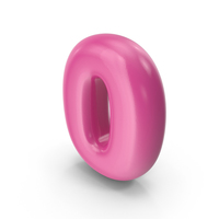 Toon Balloon Number 0 PNG & PSD Images