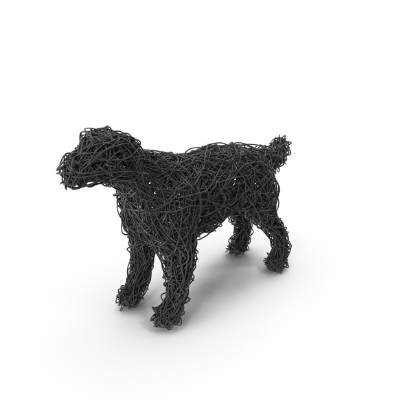 Wire Sculpture Dog PNG & PSD Images
