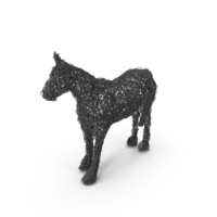 Wire Horse Sculpture PNG & PSD Images