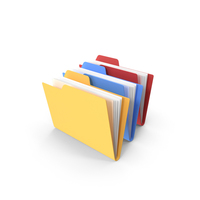 Three Folders PNG & PSD Images