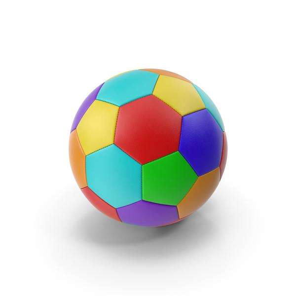 Multicolor Soccer Ball PNG & PSD Images