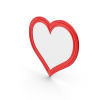 Heart Shape Picture Frame PNG & PSD Images