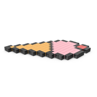 Pixelated Ice Cream Icon PNG & PSD Images