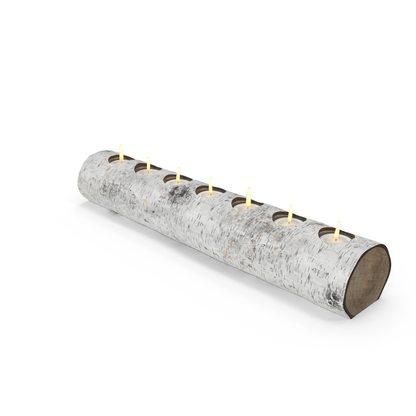 Birch Yule Log PNG & PSD Images