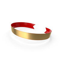 Banner Red Gold PNG & PSD Images