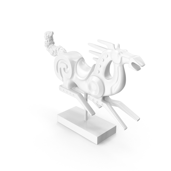 Racehorse Sculpture PNG & PSD Images