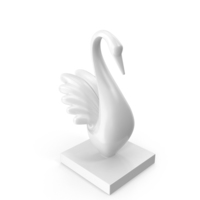 Sculpture Silver Swan PNG & PSD Images