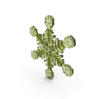 Snowflake Green PNG & PSD Images
