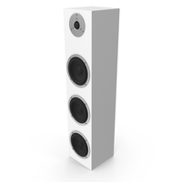 White Floor Speaker PNG & PSD Images