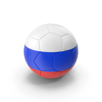 Russian Flag Soccer Ball PNG & PSD Images