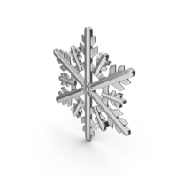 Silver Snowflake PNG & PSD Images