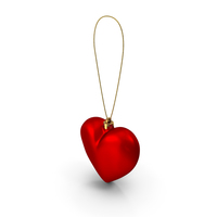 Heart Christmas Ornament PNG & PSD Images