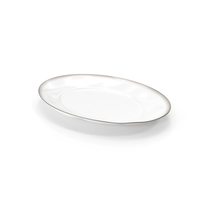 Marin White Serving Platter PNG & PSD Images