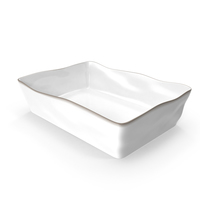 Marin White 13.5x10 Baking Dish PNG & PSD Images
