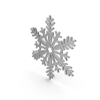 Snowflake Grey Silver PNG & PSD Images