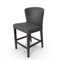 Curran Quilted Counter Stool PNG & PSD Images