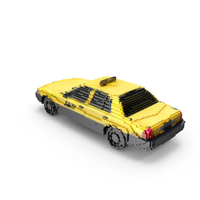 Pixel Taxi PNG & PSD Images