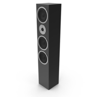 Floor Audio Speaker Black PNG & PSD Images
