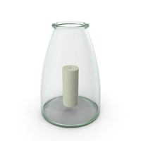 Recycled Glass Hurricane Candle Holder PNG & PSD Images