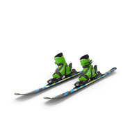 Elan Skis' Maxx Kid's Skis Turning PNG & PSD Images