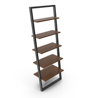 Theophanes 2 Tone Ladder Bookcase PNG & PSD Images