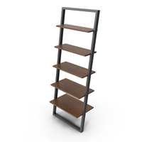 Theophanes 2 Tone Ladder Bookcase PNG & PSD Images