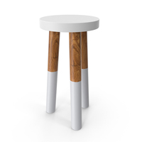 Dip-Dyed Stool PNG & PSD Images