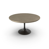 Powell Tulip Base Dining Table PNG & PSD Images