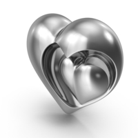 Heart Sculpture Steel PNG & PSD Images