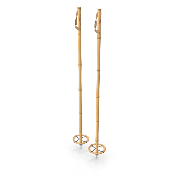 Antique Ski Poles PNG & PSD Images