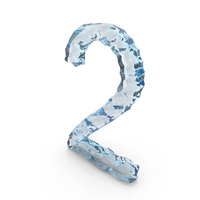 Icy Water Number 2 PNG & PSD Images