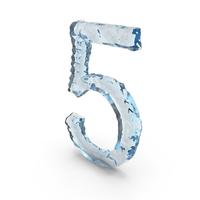 Icy Water Number 5 PNG & PSD Images