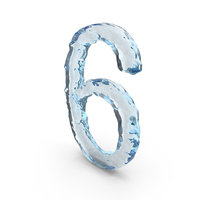 Icy Water Number 6 PNG & PSD Images