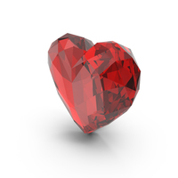 Love Heart Crystal PNG & PSD Images