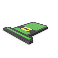 Pixelated Green Hat Icon PNG & PSD Images
