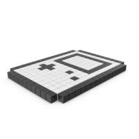 Pixelated Game Boy Icon PNG & PSD Images
