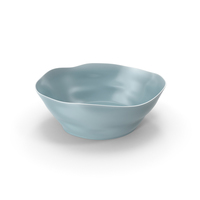 Marin Blue Large Serving Bowl PNG & PSD Images