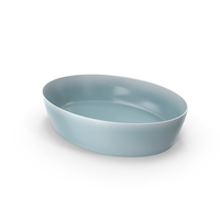 Marin Blue Oval 10x13 Baking Dish PNG & PSD Images