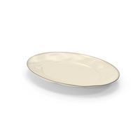 Marin Cream Serving Platter PNG & PSD Images