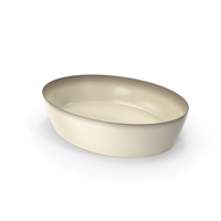 Marin Cream Oval 10x13 Baking Dish PNG & PSD Images