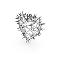 Heart Thorns Wire PNG & PSD Images