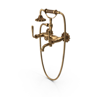 Antique Brass Faucet PNG & PSD Images