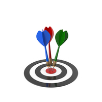Darts on Board PNG & PSD Images
