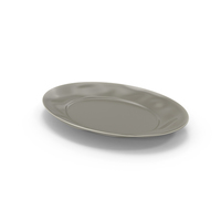 Marin Grey Serving Platter PNG & PSD Images
