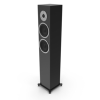 Floor Speaker Black PNG & PSD Images