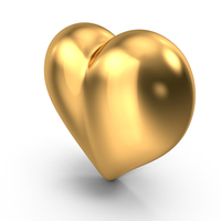 Heart Gold PNG & PSD Images