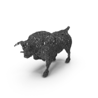 Wire Bull Sculpture PNG & PSD Images