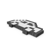 Car Sedan Side View Pixelated Icon PNG & PSD Images