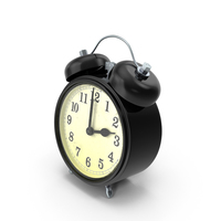Retro Alarm Clock PNG & PSD Images